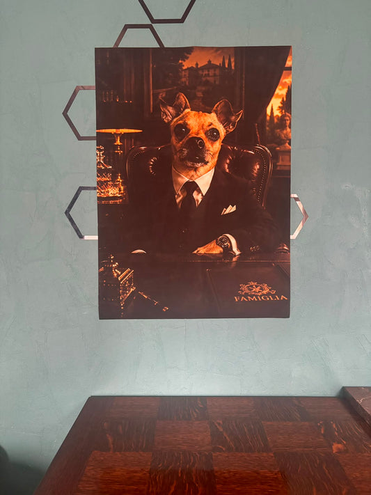 Portrait personnalisé de votre animal – 50 × 70 cm